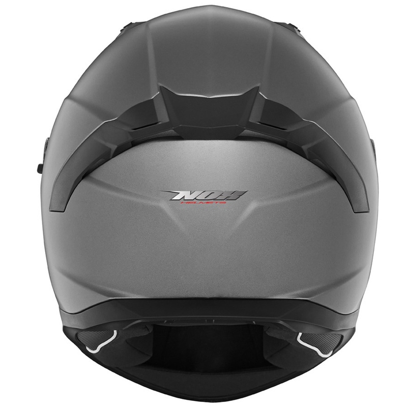 NOX N401 пълнолицева мотоциклетна каска, матов титан