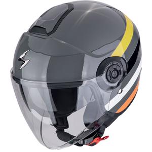 Отворена каска Scorpion EXO-CITY II BEE сиво-жълто-черна