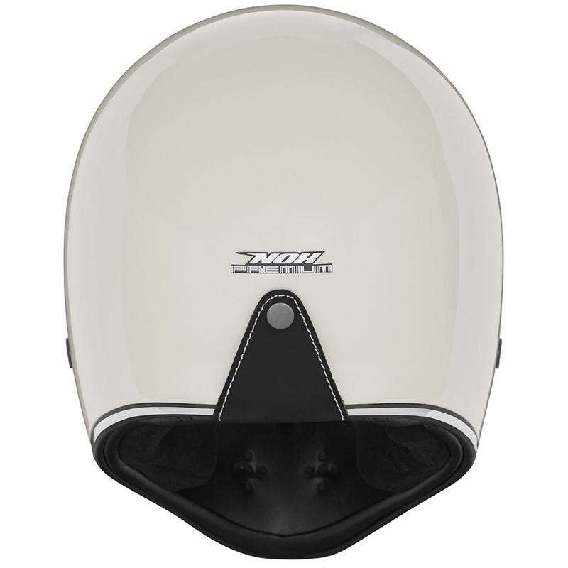 NOX PREMIUM SEVENTY II монолицева каска за мотоциклет бяла слонова кост