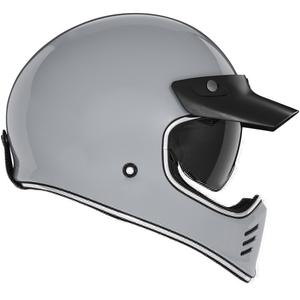 Цяла каска за мотоциклет NOX PREMIUM SEVENTY II сива
