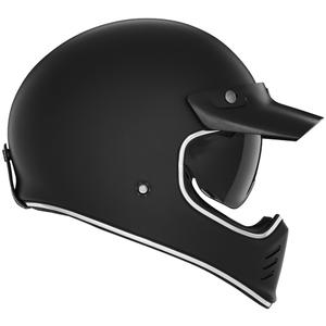 NOX PREMIUM SEVENTY II монолицева мотоциклетна каска черна мат