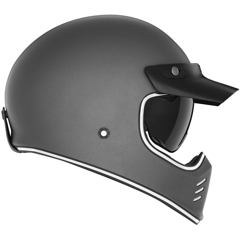 NOX PREMIUM SEVENTY II пълно лицева каска за мотоциклет, титан
