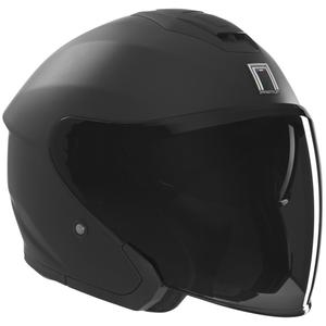 Отворена каска за мотоциклетист NOX PREMIUM SPY черна мат