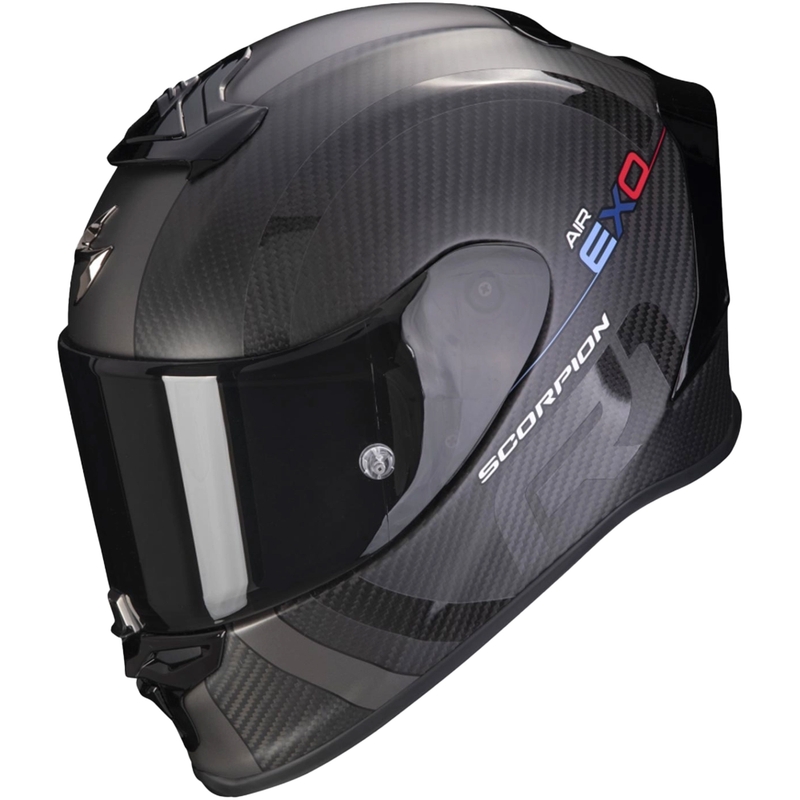 Интегрална каска Scorpion EXO-R1 EVO Carbon Air MG черно-сребриста