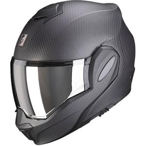 Каска Scorpion EXO-TECH EVO Carbon, сгъваема, черна, матова