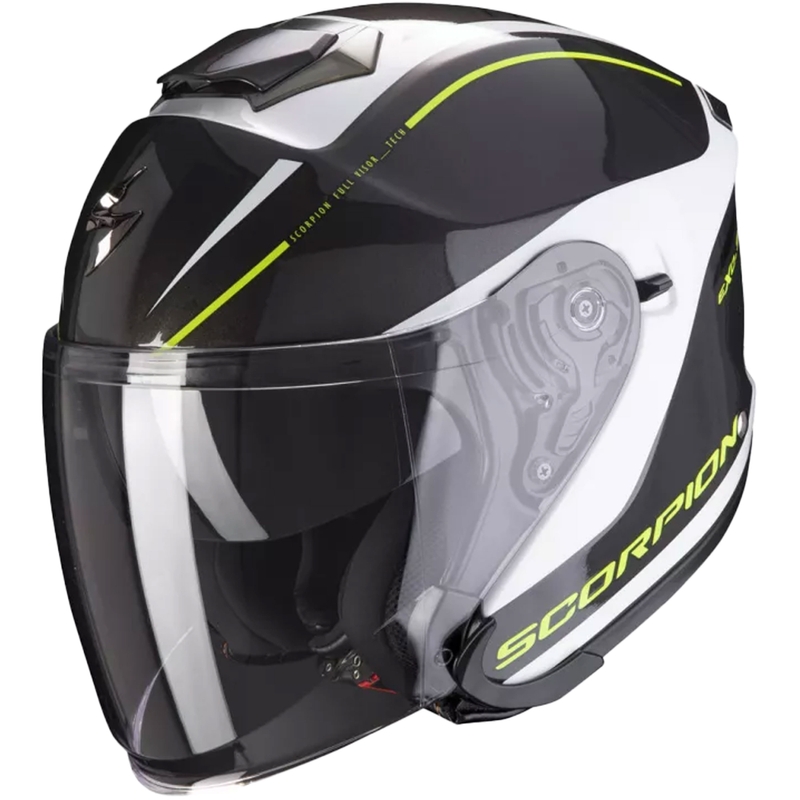 Отворена каска Scorpion EXO-S1 Shadow black-white-fluo yellow