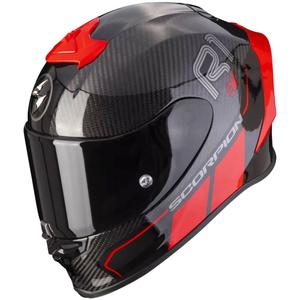 Интегрална каска Scorpion EXO-R1 EVO Carbon Air Corpus II черно-червена
