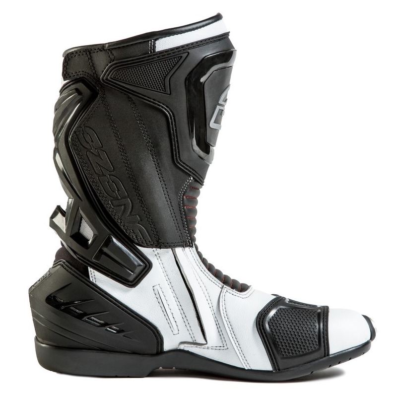 Boty na motorku Ozone Circuit II - bílo/černé výprodej
