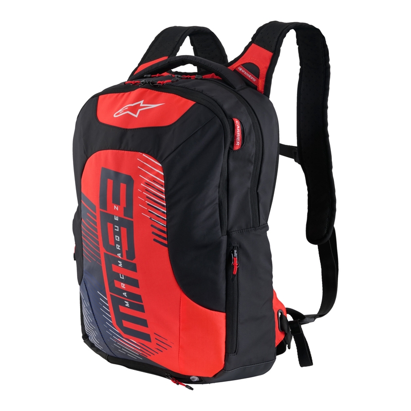Раница Alpinestars City Hunter V2 MM93 fluo червено-синьо-черно-бяло