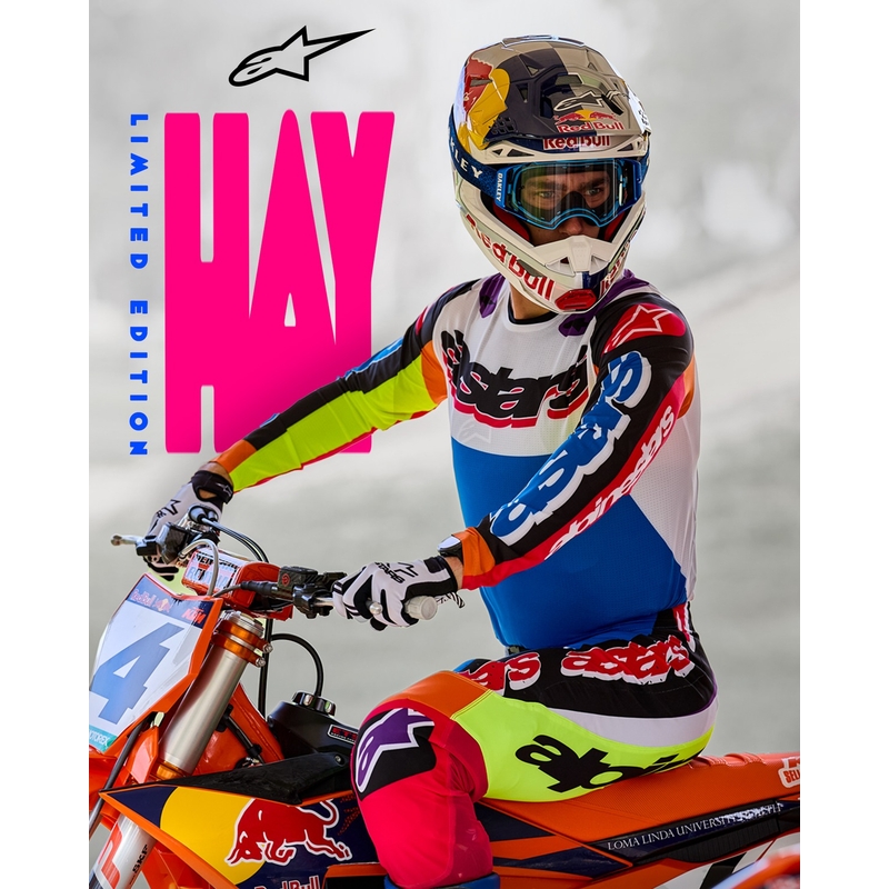 Alpinestars Supertech SX трико за мотокрос ограничено издание HAY многоцветен