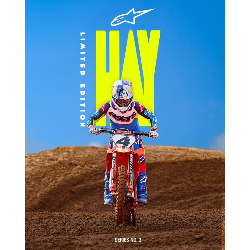 Alpinestars Supertech SX трико за мотокрос ограничено издание HAY многоцветен
