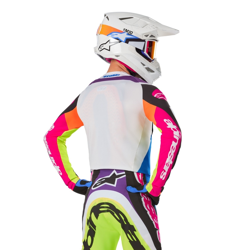 Alpinestars Supertech SX трико за мотокрос ограничено издание HAY многоцветен