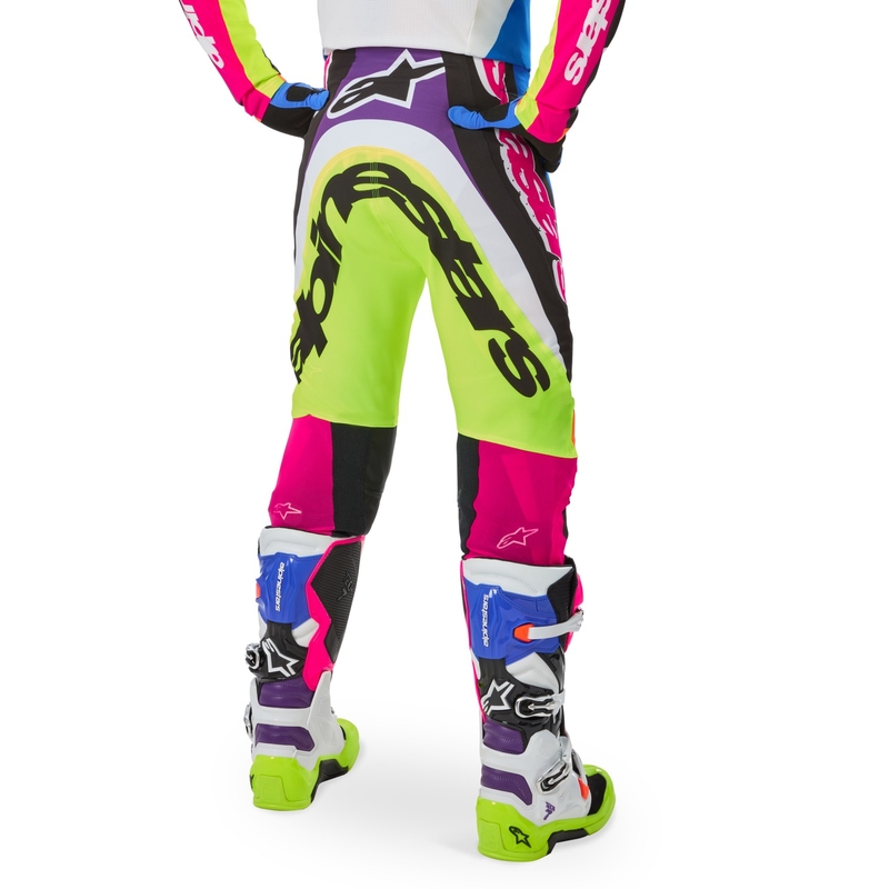 Alpinestars SUPERTECH панталони за мотокрос ограничено издание HAY многоцветни