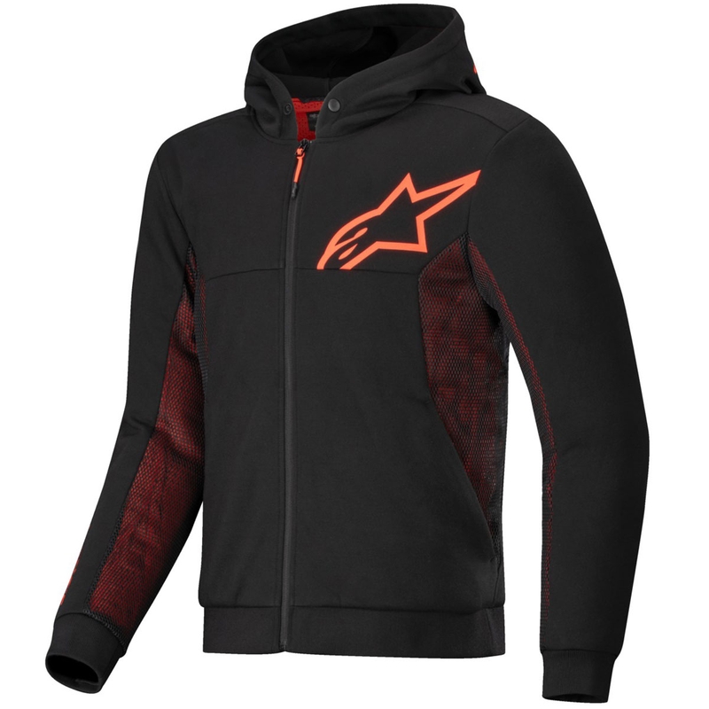 Мото суичър Alpinestars Chrome Air Sport черно-червен