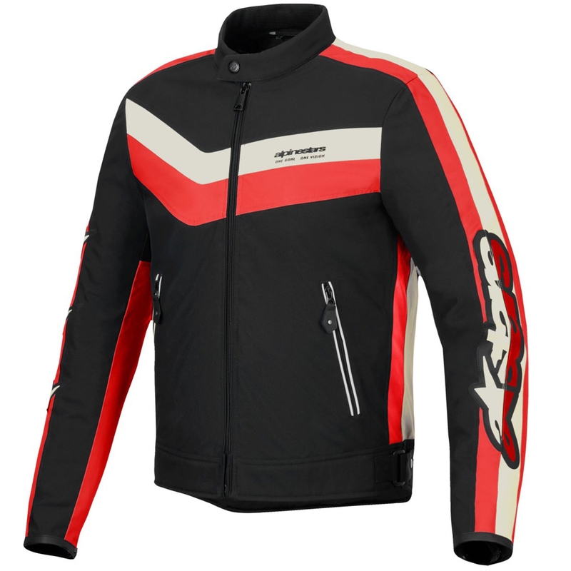 Alpinestars T-Dyno водоустойчиво мотоциклетно яке черно-червено-бежово