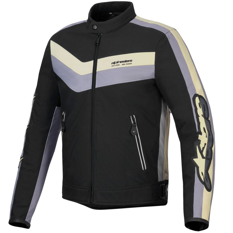Alpinestars T-Dyno водоустойчиво мотоциклетно яке черно-тъмно сиво-бежово