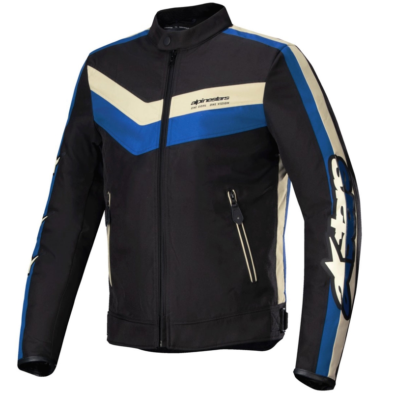 Alpinestars T-Dyno Water Resistant мотоциклетно яке черно-синьо-бежово
