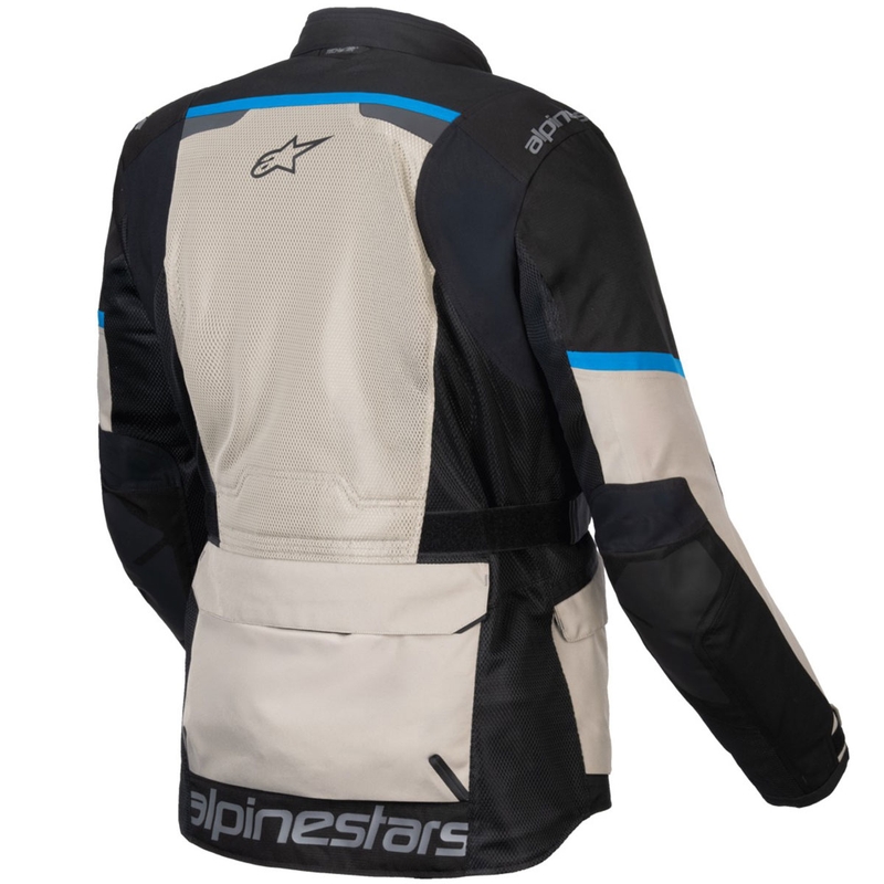Мото яке Alpinestars Andes Air Drystar черно-сиво зелено-синьо