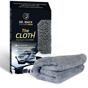Дебела първокласна кърпа за окончателно полиране Dr. Wack The Cloth сива