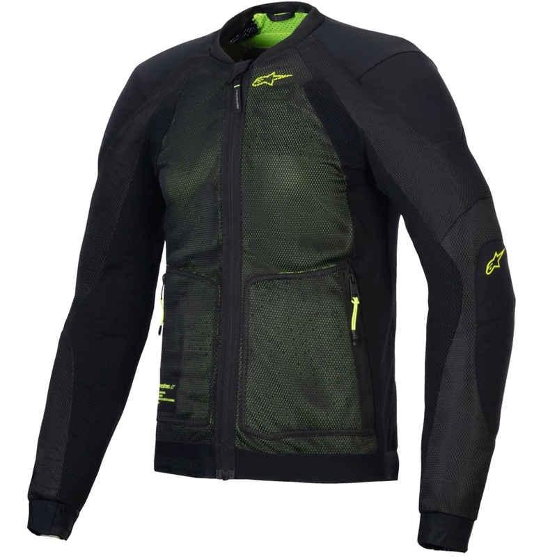 Мото яке Alpinestars TROOP-AIR черно-флуо жълто