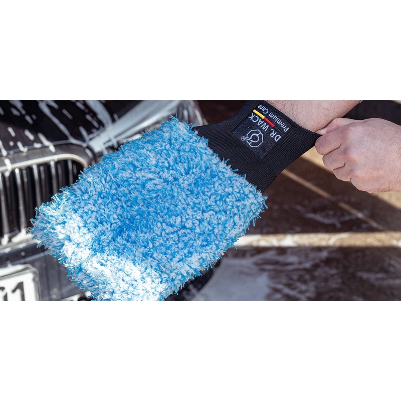Микрофибърни ръкавици за пране Dr. Wack Wash mitt blue