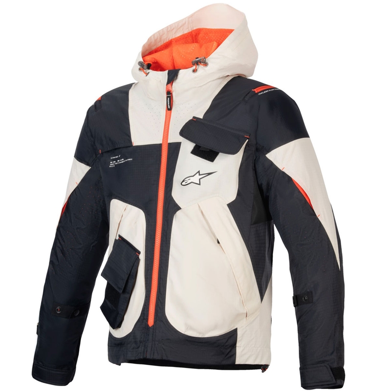Мото яке Alpinestars MOGRESS AIR черно-бадемово-оранжево