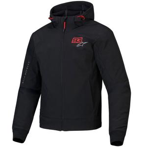 Alpinestars RADIUM TECH HOODIE MM93 мотоциклетно яке черно-червено-сиво