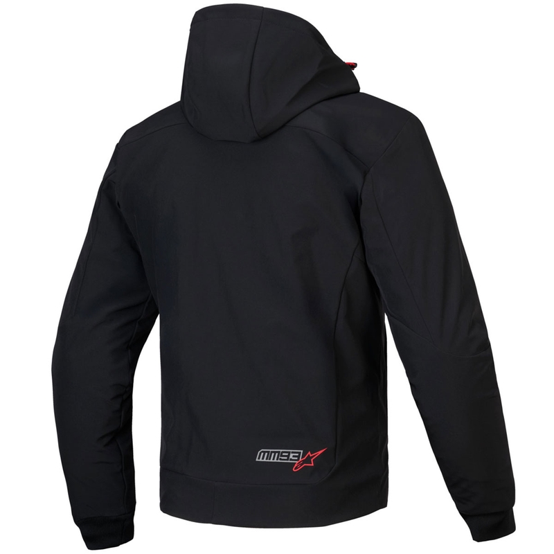 Alpinestars RADIUM TECH HOODIE MM93 мотоциклетен суитшърт черно-червено-сив