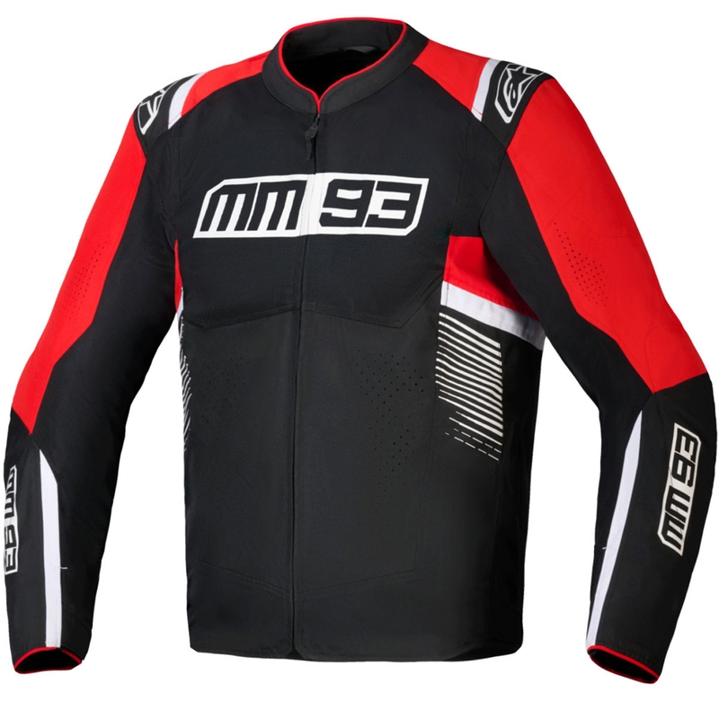 Alpinestars T-SPS Air V2 MM93 мотоциклетно яке червено-черно-бяла колекция