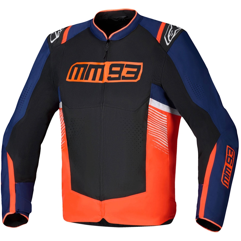 Мотоциклетно яке Alpinestars T-SPS Air V2 MM93, колекция fluo, червено-синьо-черно-бяло