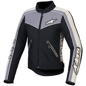 Alpinestars Stella T-Dyno Водоустойчиво дамско мотоциклетно яке Черно-Тъмно сиво-Сиво-Бежово