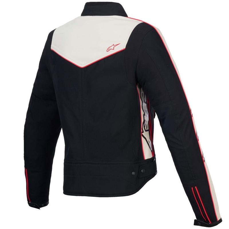 Alpinestars Stella T-Dyno водоустойчиво дамско мотоциклетно яке черно-бежово-червено