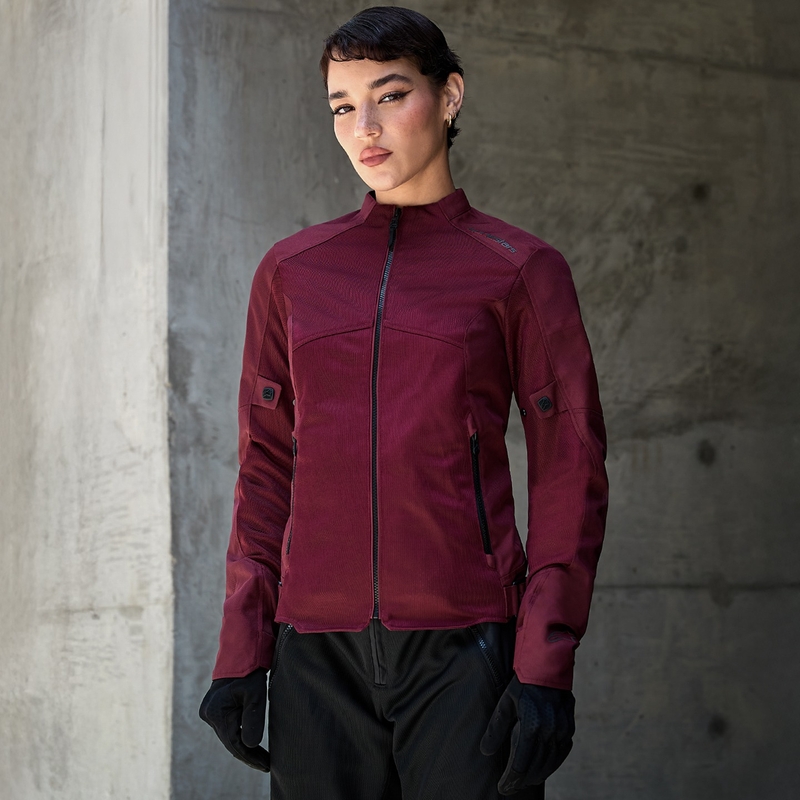 Дамско мотоциклетно яке Alpinestars STELLA C-1 AIR лилаво
