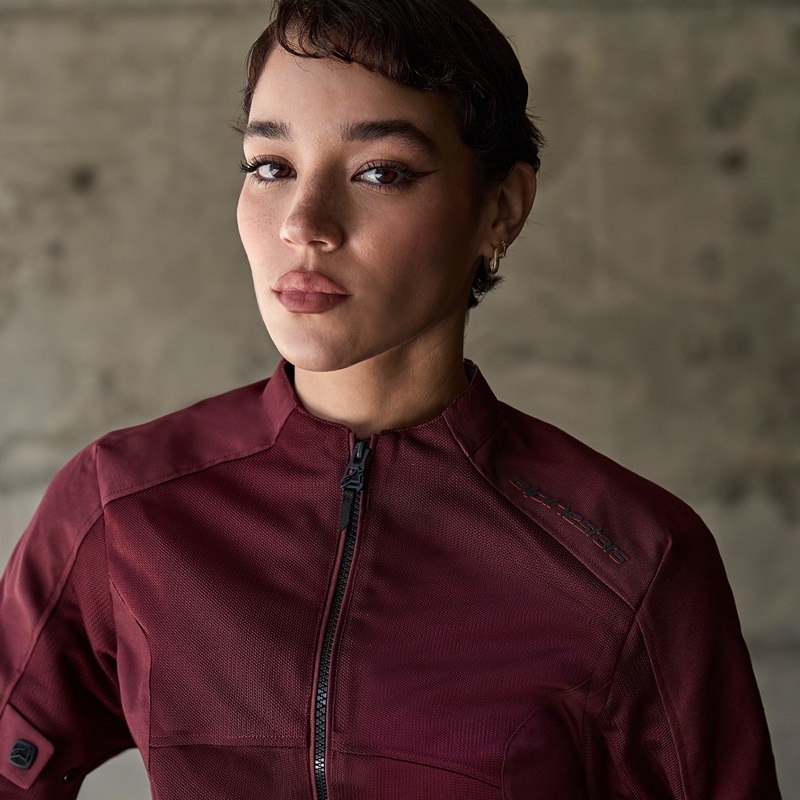 Дамско мотоциклетно яке Alpinestars STELLA C-1 AIR лилаво