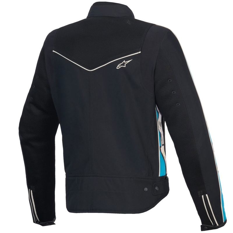 Дамско моторно яке Alpinestars STELLA T-DYNO AIR черно-светло синьо-бежово