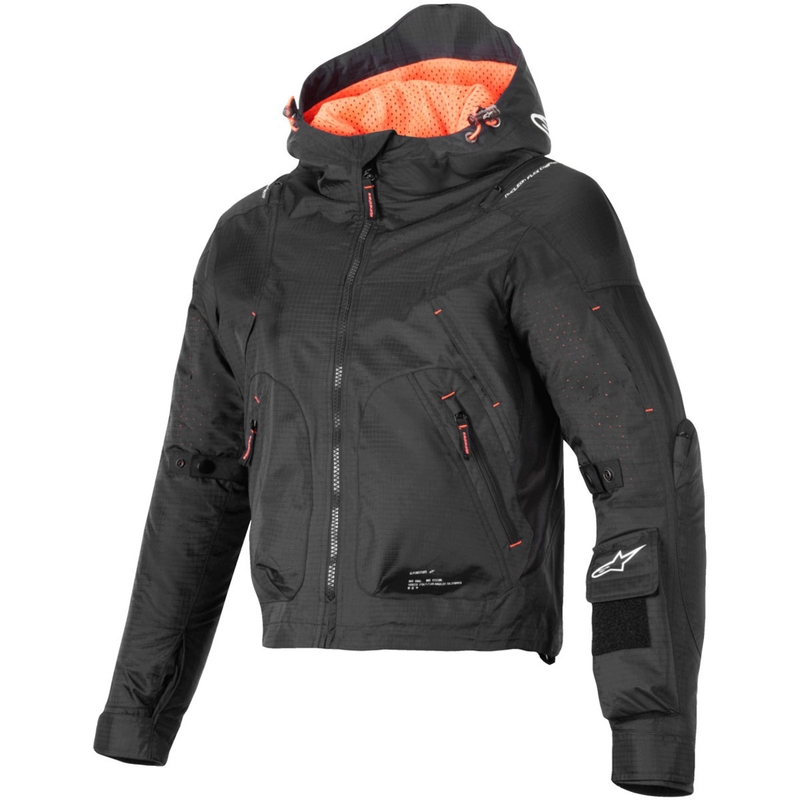 Дамско моторно яке Alpinestars MOLLY AIR черно-флуо корал