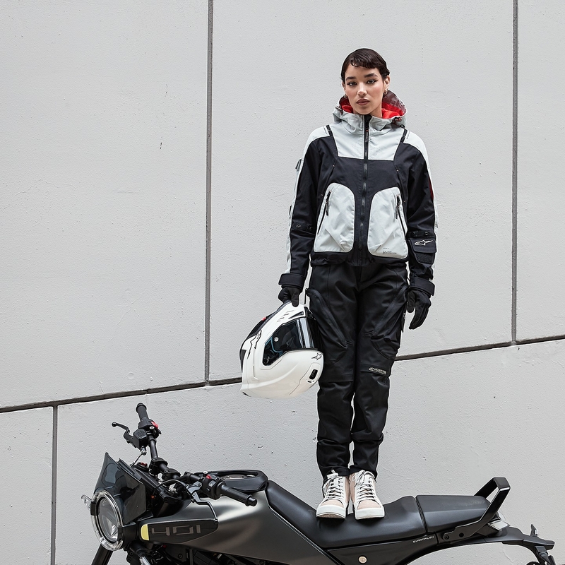 Дамско моторно яке Alpinestars MOLLY AIR черно-бадемово