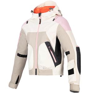 Дамско моторно яке Alpinestars MOLLY AIR пясъчно-розово-бадемово