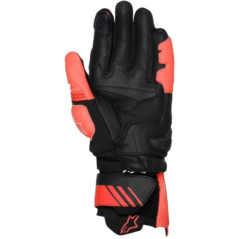 Мото ръкавици Alpinestars GP Plus R V3 червено-флуо червено-черно