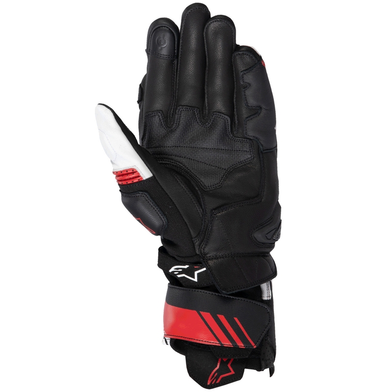 Мото ръкавици Alpinestars GP Plus R V3 черно-бяло-червено