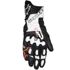 Ръкавици за мотоциклет Alpinestars GP Plus R V3 черно-бяло-флуо червено