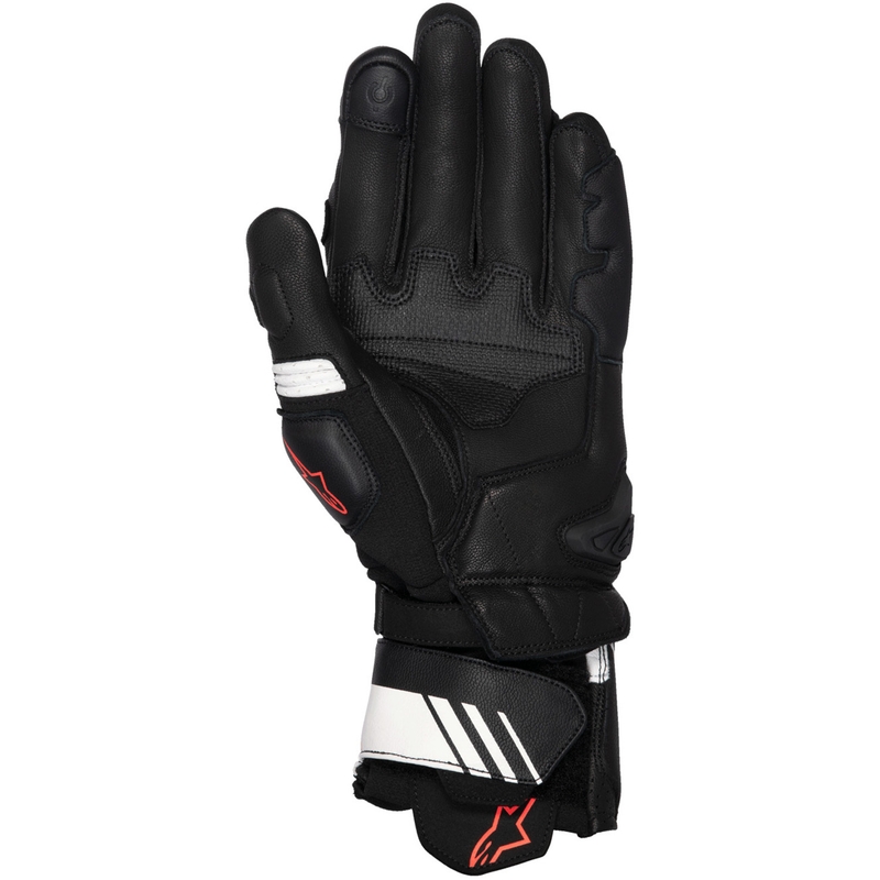 Ръкавици за мотоциклет Alpinestars GP Plus R V3 черно-бяло-флуо червено