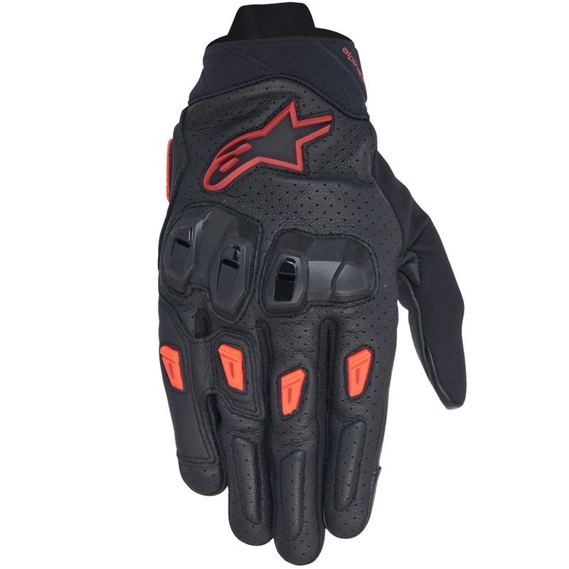 Мотоциклетни ръкавици Alpinestars SP X 7 черни-тъмночервени-червени