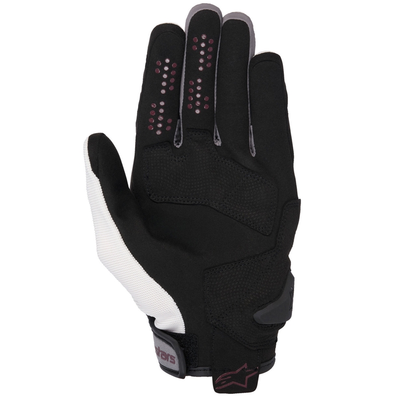 Дамски мотоциклетни ръкавици Alpinestars Chrom V2 бяло бяло-лилаво