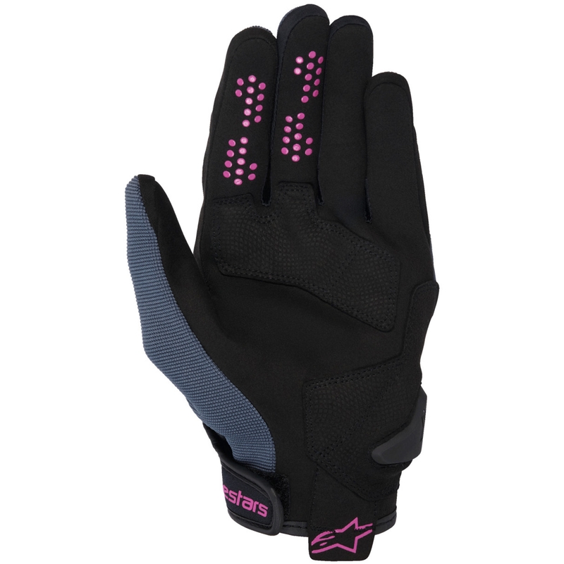 Дамски мотоциклетни ръкавици Alpinestars Chrom V2 тъмно сиво-черно-лилаво