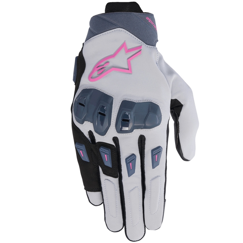 Alpinestars STELLA SP X 3 дамски мотоциклетни ръкавици сиво-тъмно сиво-черно-розово