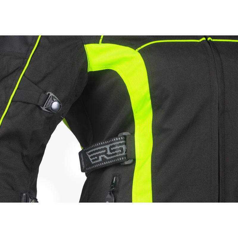 Moto bunda dámská RSA SW-01 černo-fluo žlutá výprodej