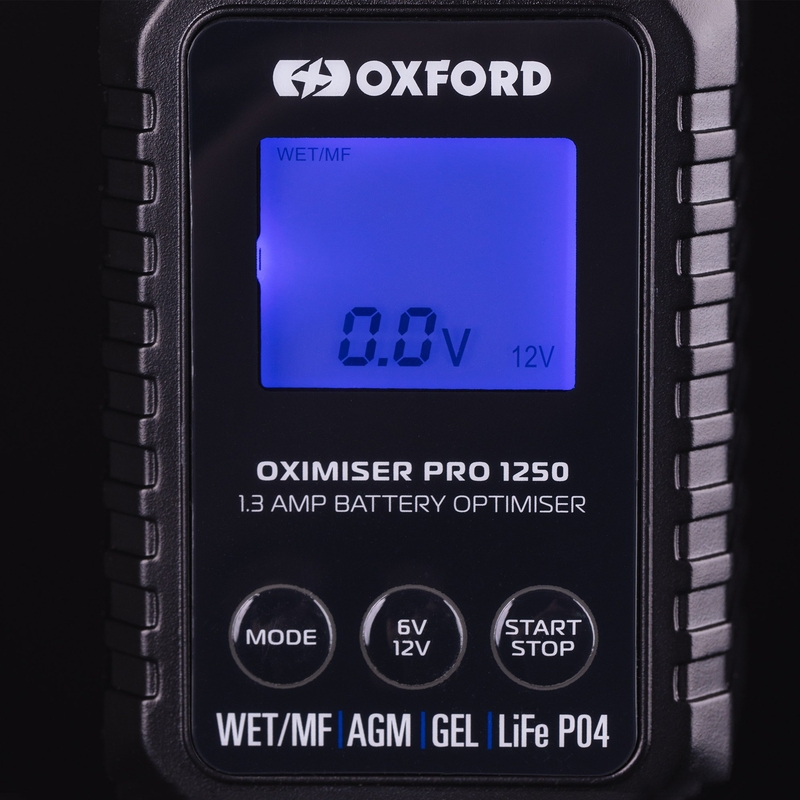 Зарядно за акумулатор Oxford Oximiser Pro 1250 1.3A, 6/12V, 3.5-40Ah