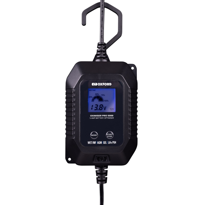 Зарядно за акумулатор Oxford Oximiser Pro 5000 5A, 12V, 40-120Ah