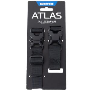 Oxford Atlas Advanced Tail Straps Kit черен